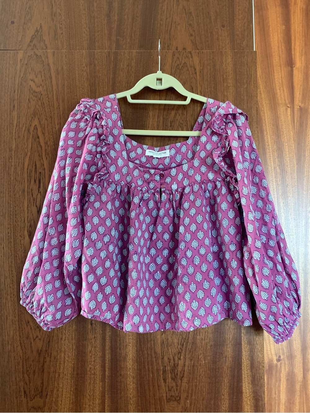 Emerson Fry Adelina Printed Peasant Blouse